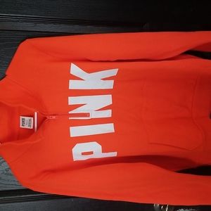 Pink quarter zip